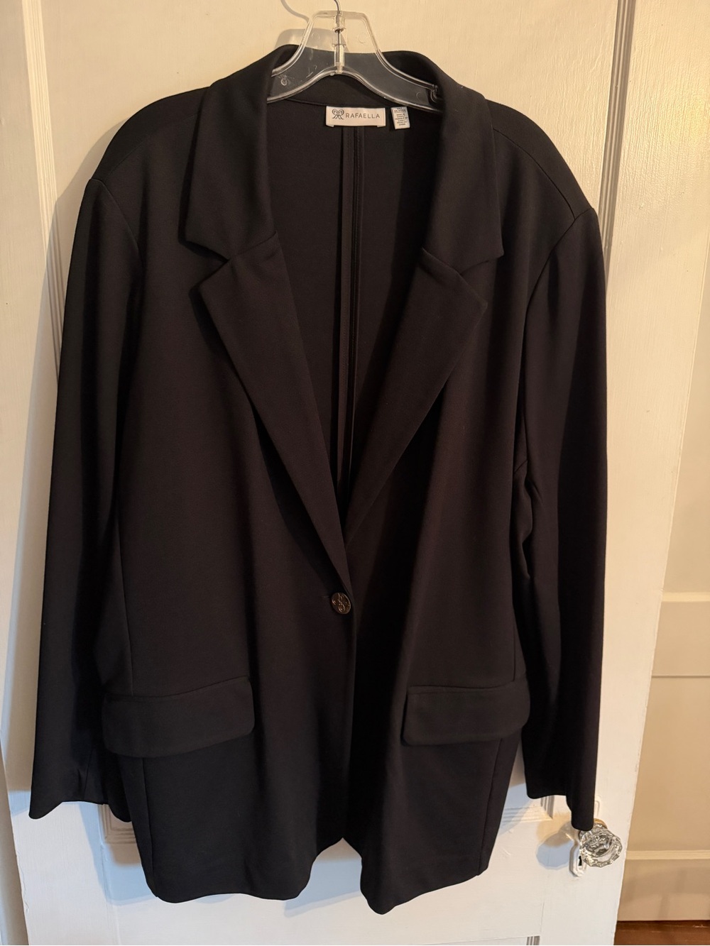 Rafaella Women’s Plus Size Black Blazer 3X